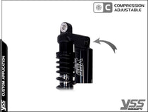 Amortisseur YSS Piggyback RG-MO-362-TRCL Full Black. Blackpines.fr