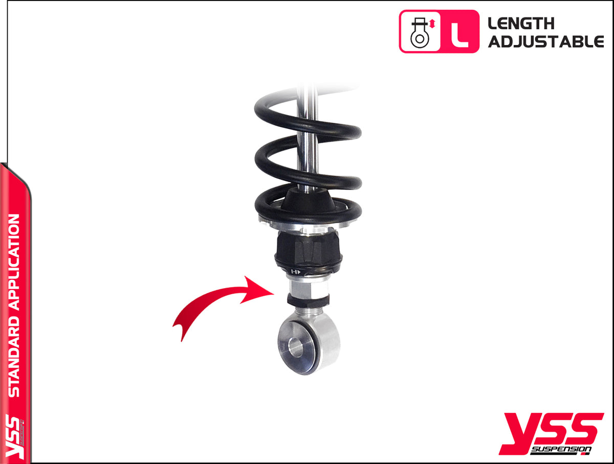 Amortisseurs moto universel YSS RZ-CB-362-TRL Alu  blackpines.fr  blackpines.fr