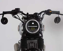 Grille de protection Hedgehog Motorcycles pour Royal Enfield Interceptor. Blackpines.fr