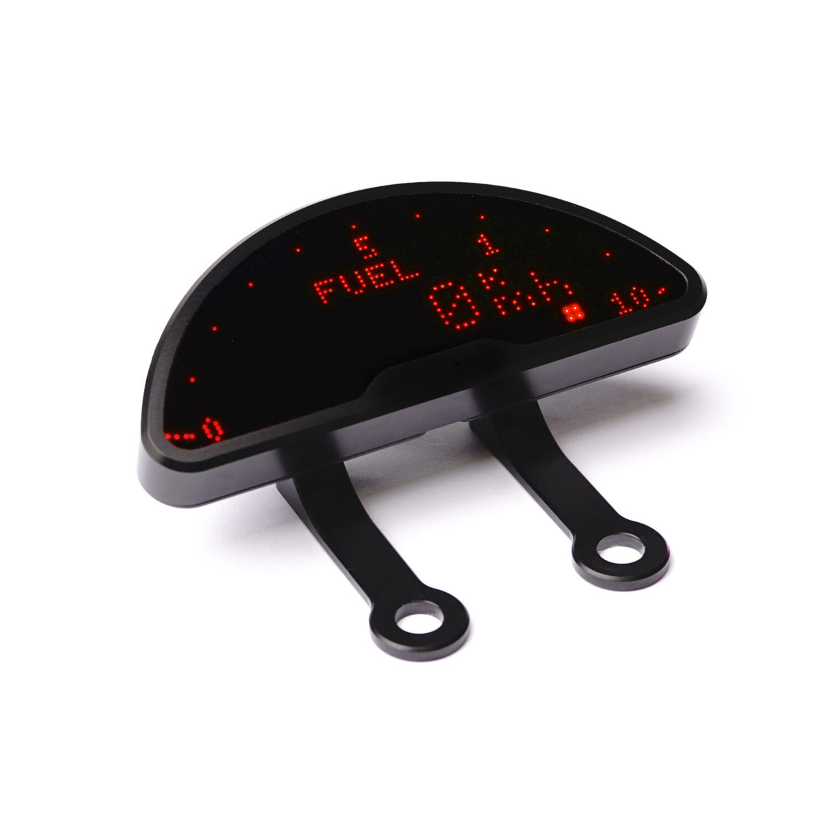 Support de compteur pour le Motoscope Pro de Motogadget par Rebelmoto. Disponible sur Blackpines.fr