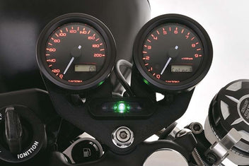 Support pour deux compteurs Daytona Velona48. Blackpines.fr