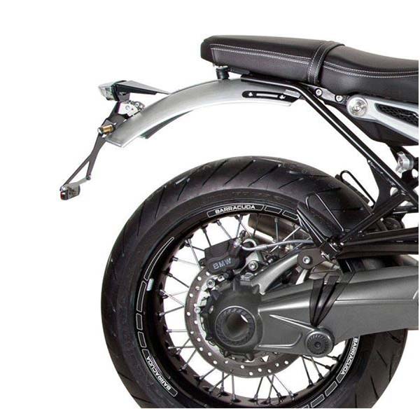 Kit support de plaque d'immatriculation et garde-boue Classic pour BMW R nineT. Blackpines.fr