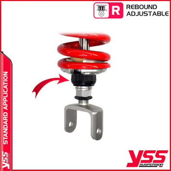 Amortisseur YSS mz456 290trl pour moto Honda CX500 et CX650. Blackpines.fr