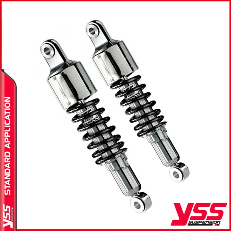 Amortisseurs moto YSS RD222-320P-12-18 pour Bonneville 800 America. Blackpines.fr
