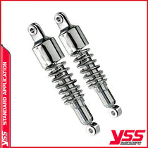 Amortisseurs moto YSS RD222-320P-12-18 pour Bonneville 800 America. Blackpines.fr