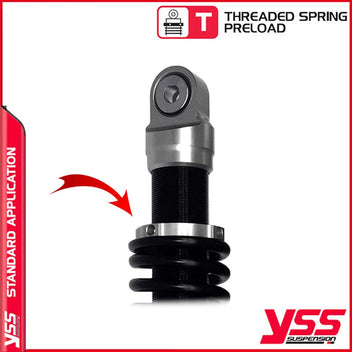 Amortisseurs moto YSS pour Royal Enfield Bullet et Classic re302-315t-05s-88. Blackpines.fr
