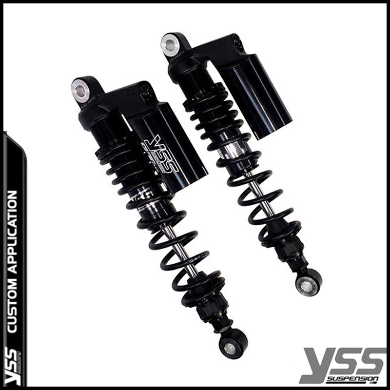 Amortisseurs moto YSS RG362 320TRCL 12 BLK Triumph Bonneville 800 America. Blackpines.fr