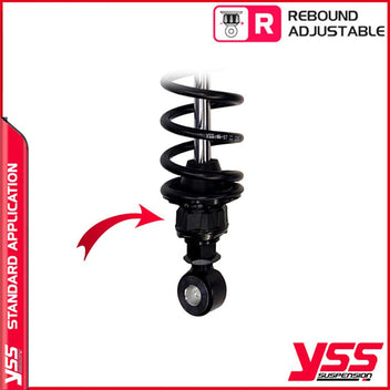 Amortisseurs YSS RG362-360TRCL-22-B pour Thruxton 790/900. Blackpines.fr