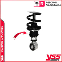 Amortisseurs YSS RG362-360TRCL-49-888 pour Royal Enfield Continental. Blackpines.fr