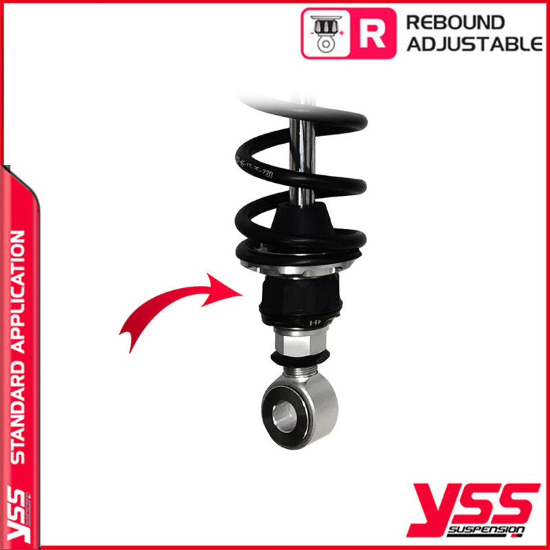 Amortisseurs YSS RG362-360TRCL-49-888 pour Royal Enfield Continental. Blackpines.fr