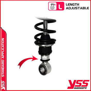 Amortisseurs moto pour Royal Enfield YSS RG362-360TRCL-54-888. Blackpines.fr