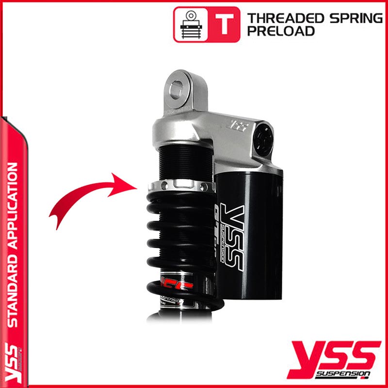 Amortisseurs moto pour Royal Enfield YSS RG362-360TRCL-54-888. Blackpines.fr