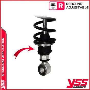 Amortisseurs moto pour Royal Enfield YSS RG362-360TRCL-54-888. Blackpines.fr