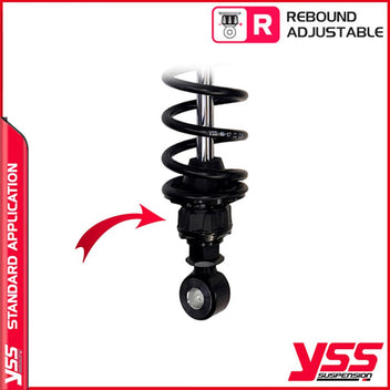 Amortisseurs moto YSS RG362-360TRCL-54-B pour Royal Enfield. Blackpines.fr