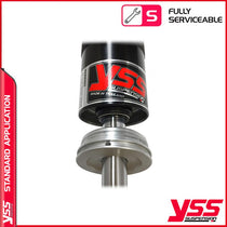 Amortisseurs moto YSS RZ362-300TRL-08-88 pour Triumph Bonneville T140. Blackpines.fr