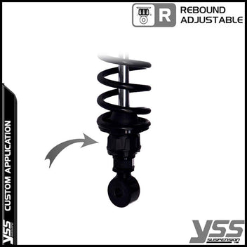 Amortisseurs YSS pour Royal Enfield Bullet et Classic RZ362-315TRL-05-BLK. Blackpines.fr