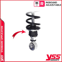 Amortisseurs moto YSS RZ362 320TRL 12 88 pour Triumph 800 America. Blackpines.fr
