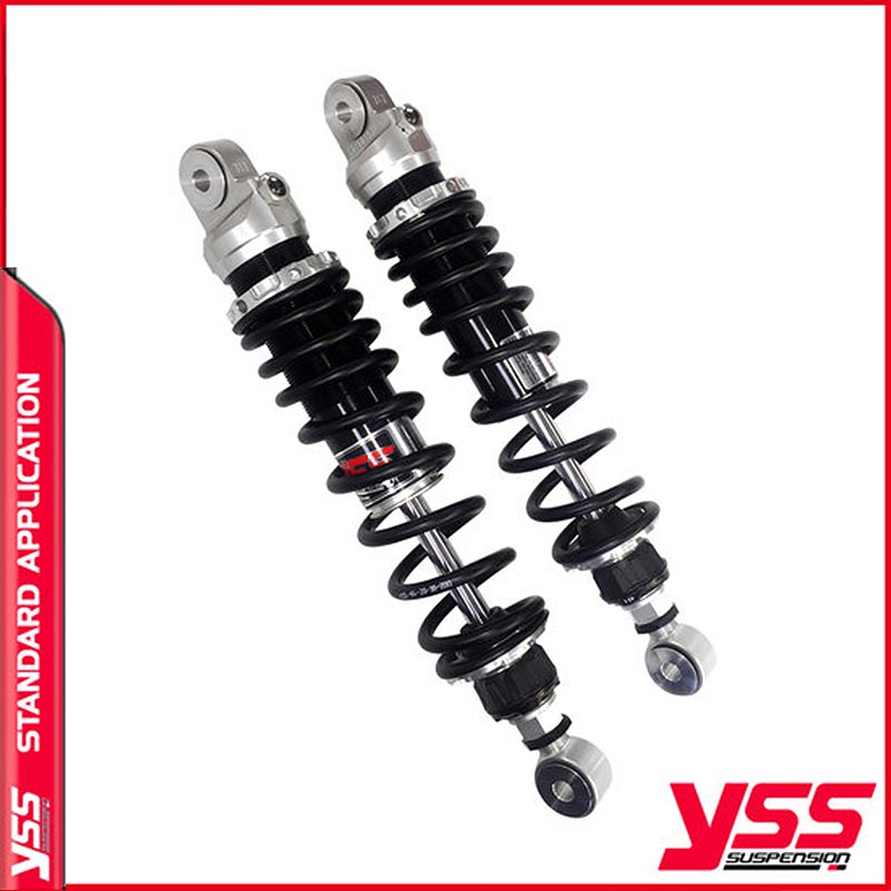 Amortisseurs moto YSS RZ362-330TRL-03-88 pour Bonneville 650 T-120R. Blackpines.fr