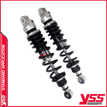 Amortisseurs moto YSS RZ362 350TRJ 52 88 pour Triumph 900 T100. Blackpines.fr
