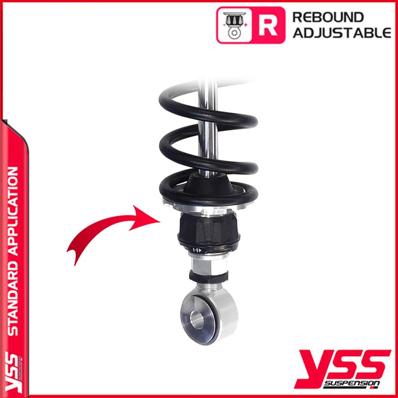 Amortisseurs moto YSS rz362-360trl-54-88 pour Royal Enfield. Blackpines.fr