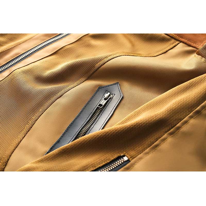 Veste moto Arizona Tan de Fuel Motorcycles. Blackpines.fr