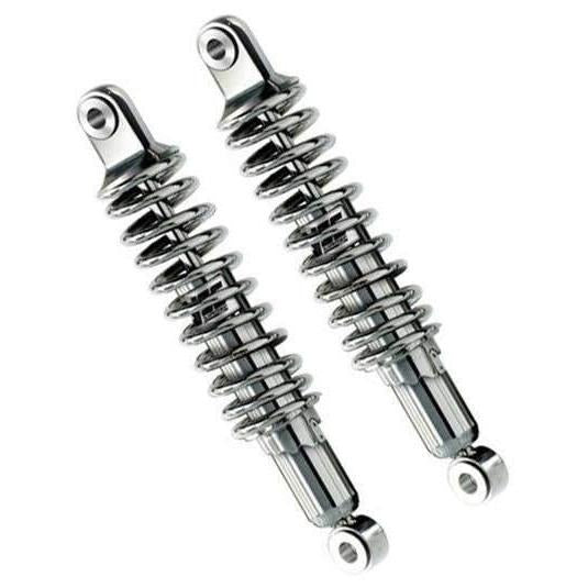 Amortisseurs moto universels YSS RD222-P ressort chrome 280 &agrave; 370&nbsp;mm  blackpines.fr  blackpines.fr