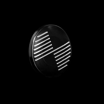Badge Ex-Motorcycle concept black pour carter distribution BMW RnineT. Blackpines.fr
