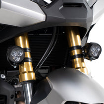 Supports Barracuda pour feux additionnels moto diametre 54 57 mm. Blackpines.fr 