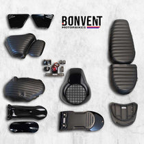 Kit scrambler vintage rallye lite Bonvent pour Royal Enfield 650. Blackpines.fr