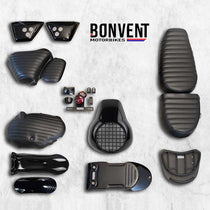 Kit scrambler vintage rallye lite Bonvent pour Royal Enfield 650. Blackpines.fr