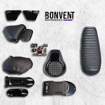 Kit scrambler vintage rallye lite Bonvent pour Royal Enfield 650. Blackpines.fr