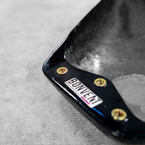 Caches lateraux vintage scrambler pour Royal Enfield. Blackpines.fr