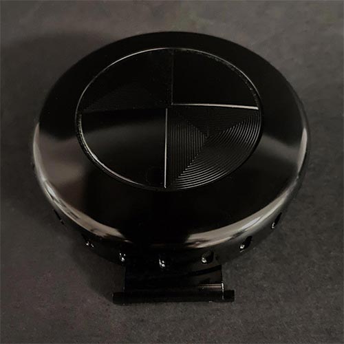 Bouchon de reservoir essence Diamond noir Ex-Motorcycle pour BMW. Blackpines.fr
