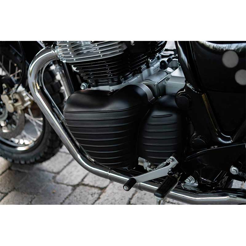 Kit scrambler vintage rallye lite Bonvent pour Royal Enfield 650. Blackpines.fr