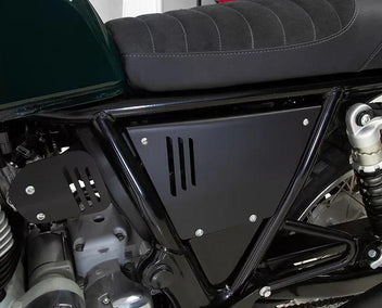 Caches lateraux Scrambler Royal Enfield 650 Hedgehog Motorcycles blackpines.fr