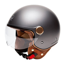 Casque demi jet Marko Grasse Titanium mat. Blackpines.fr
