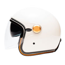 Casque jet vintage Marko Boreal creme. Blackpines.fr