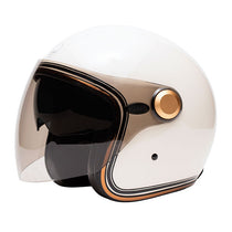 Casque jet vintage Marko Boreal creme. Blackpines.fr