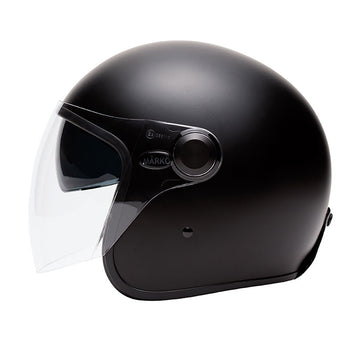 Casque jet Marko Boreal noir mat. Blackpines.fr