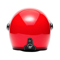 Casque jet Vintage Marko Boreal Rouge. Blackpines.fr