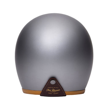 Casque jet vintage gris mat The Classic de Marko. Blackpines.fr
