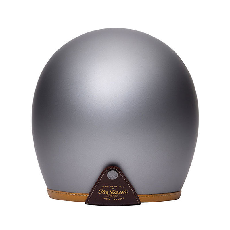 Casque jet vintage gris mat The Classic de Marko. Blackpines.fr