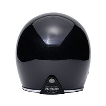 Casque jet vintage Marko The Classic noir interieur rouge. Blackpines.fr