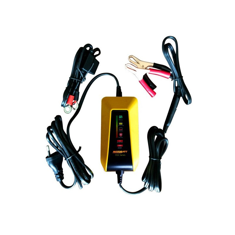 Chargeur de batterie etanche exterieur Waterboy Motobatt. Blackpines.fr