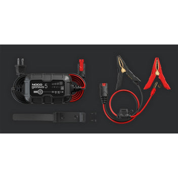 Chargeur batterie 6V & 12V NOCO Genius 5 - charge rapide -blackpines.fr