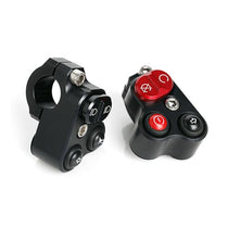 Commodos noirs haute qualite aluminium. Blackpines.fr