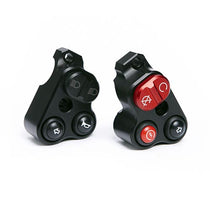 Commodos noirs haute qualite aluminium. Blackpines.fr
