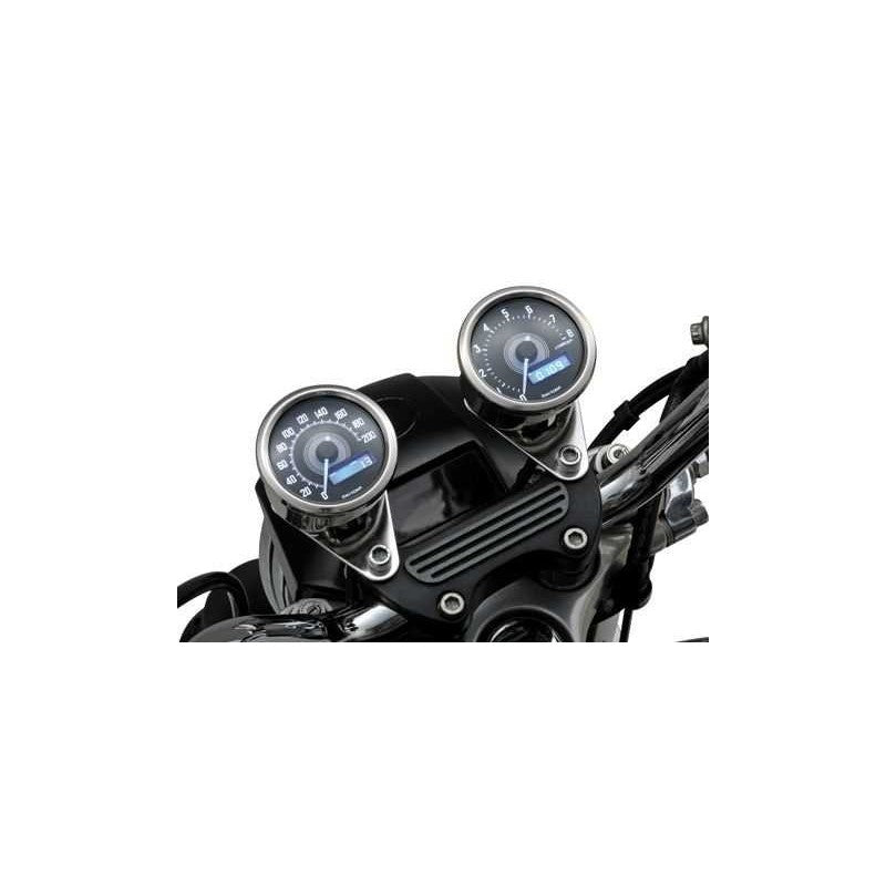 Compte-tours DAYTONA VELONA 8 000 tr/min - CHROME. Blackpines.fr
