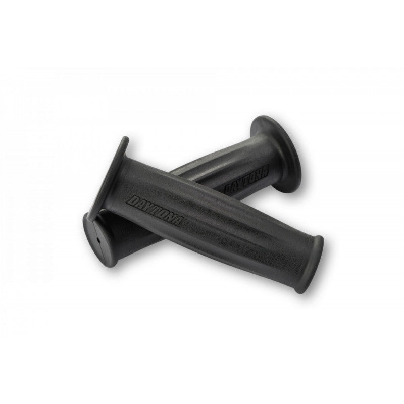 Poignees moto noires DAYTONA DI-ARC1 25 mm. Blackpines.fr