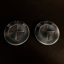 Embleme reservoir moto BMW diamond brushed Ex-Motorcycle. Blackpines.fr